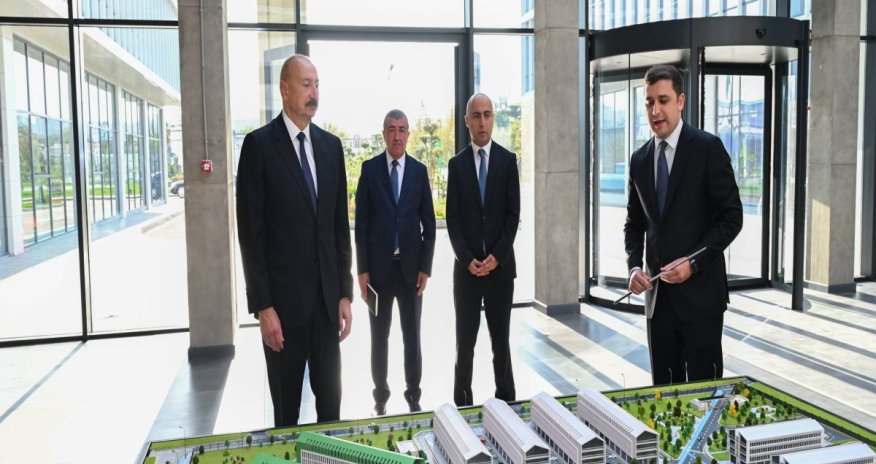 President Ilham Aliyev attends opening of first phase of SABAH.city innovation campus