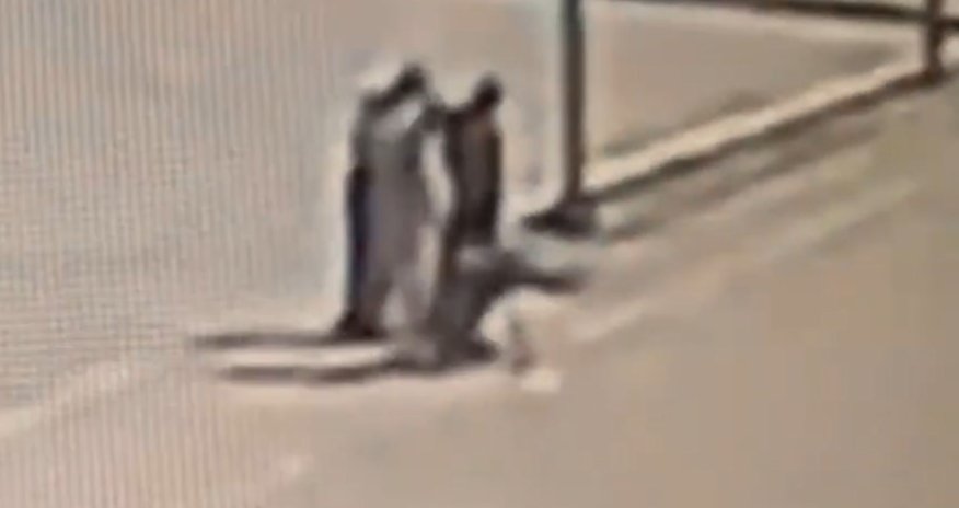 Bakıda düz xətti qırıq-qırıq xəttə çevirənlər kameraya düşüb- Video