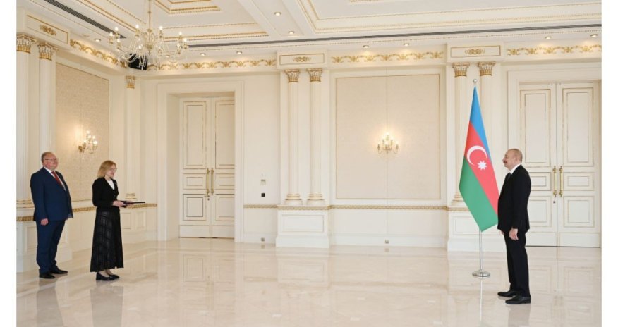 Azərbaycan Prezidenti Estoniyanın yeni səfirini qəbul edib