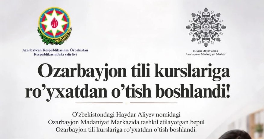 Özbəkistanda Azərbaycan dili kursları fəaliyyətə başlayacaq