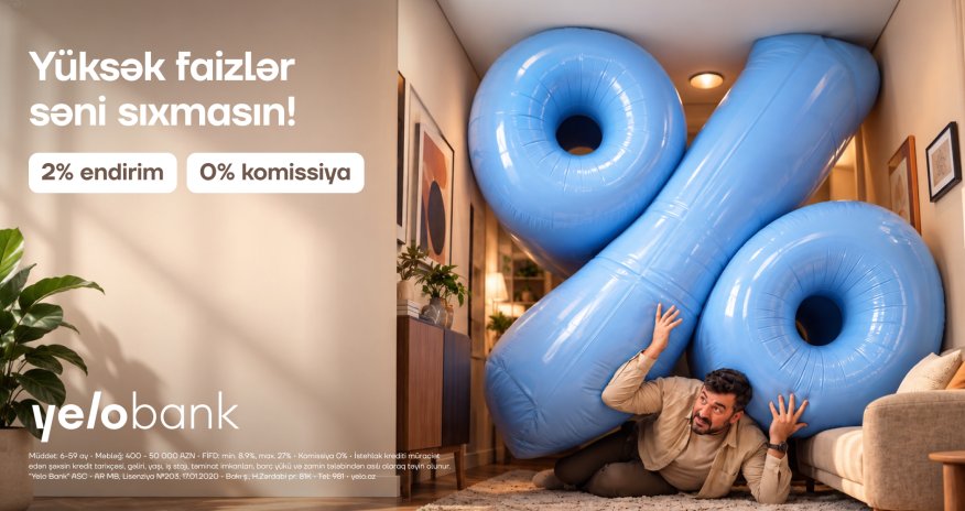 2%-dək endirimlə kreditlərini bir ünvanda cəmlə!