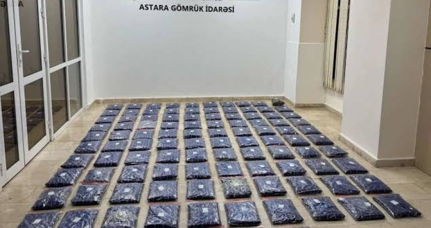 На границе в Астаре пресечена контрабанда почти 52 кг наркотиков из Ирана в Россию