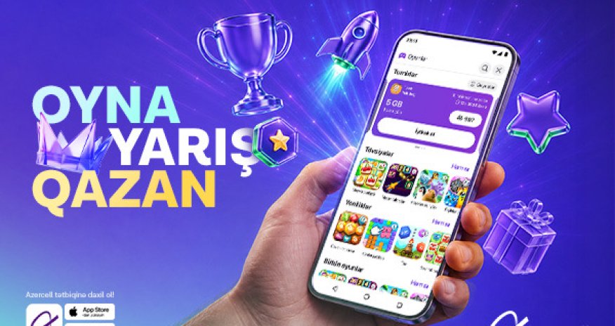 Azercell yeni &ldquo;Oyun Portalı&rdquo;nı istifadəyə verir