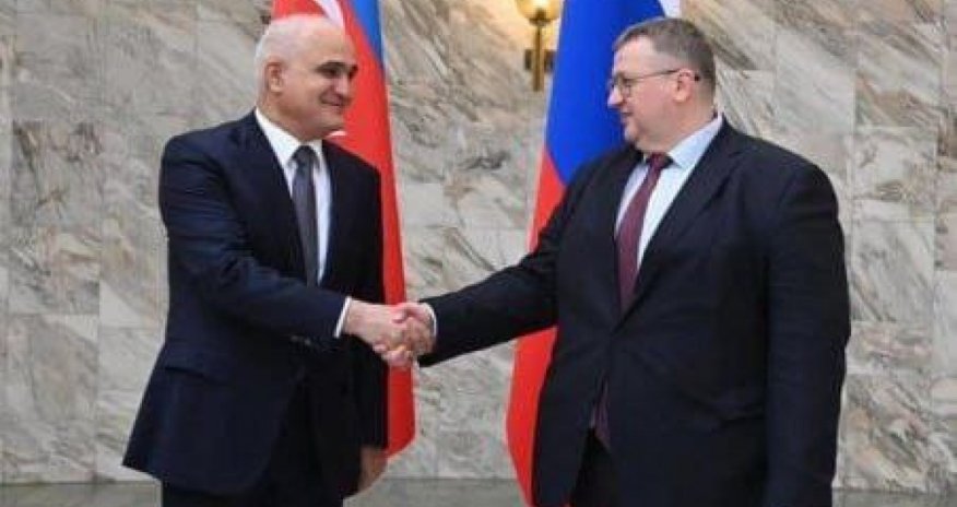 Mustafayev Rusiyada Rusiya rəsmiləri və işgüzar dairələrin nümayəndələri ilə görüşüb