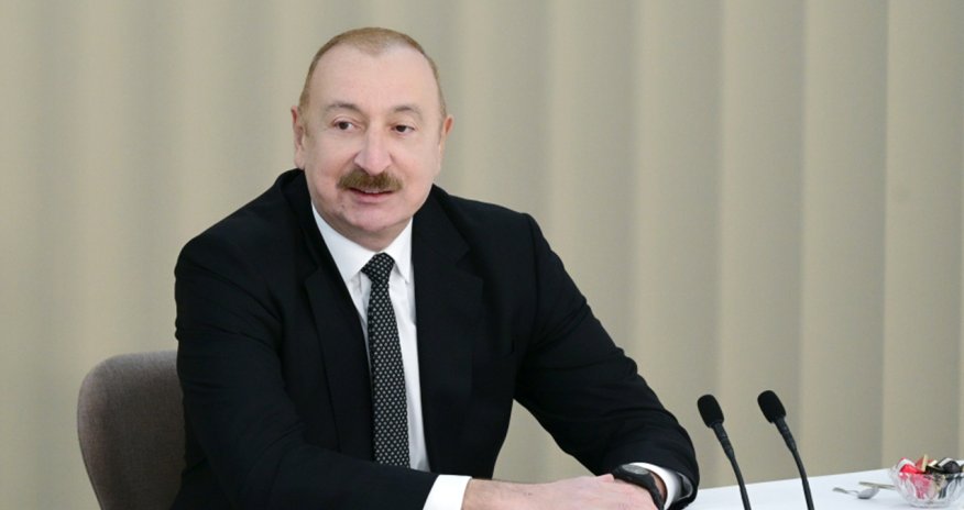 İlham Əliyev Türkmənbaşıda tədbirdə iştirak edir