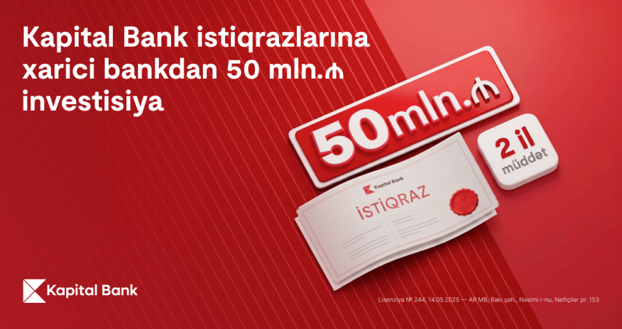 Kapital Bank istiqraz yerləşdirməsi ilə xarici investor bazarına çıxışını genişləndirib