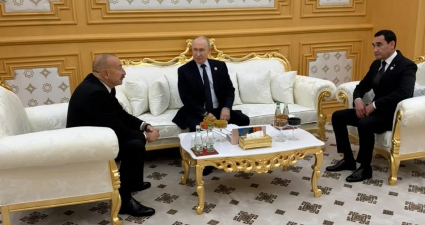 Putinlə Əliyevin görüşü olub