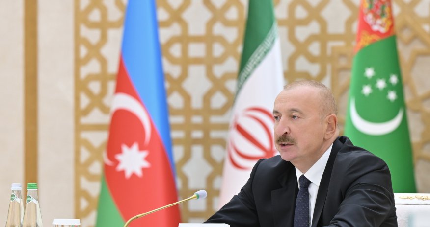 Aliyev warns of Caspian Sea shallowing