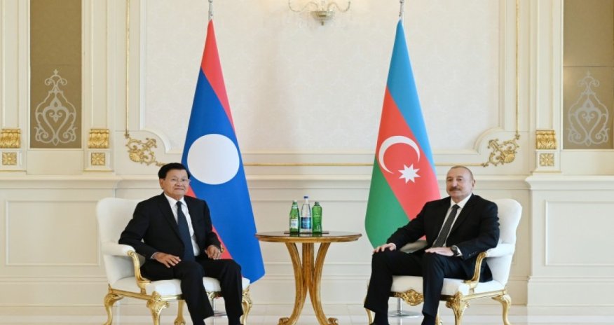 
Azərbaycan və Laos prezidentlərinin təkbətək görüşü olub