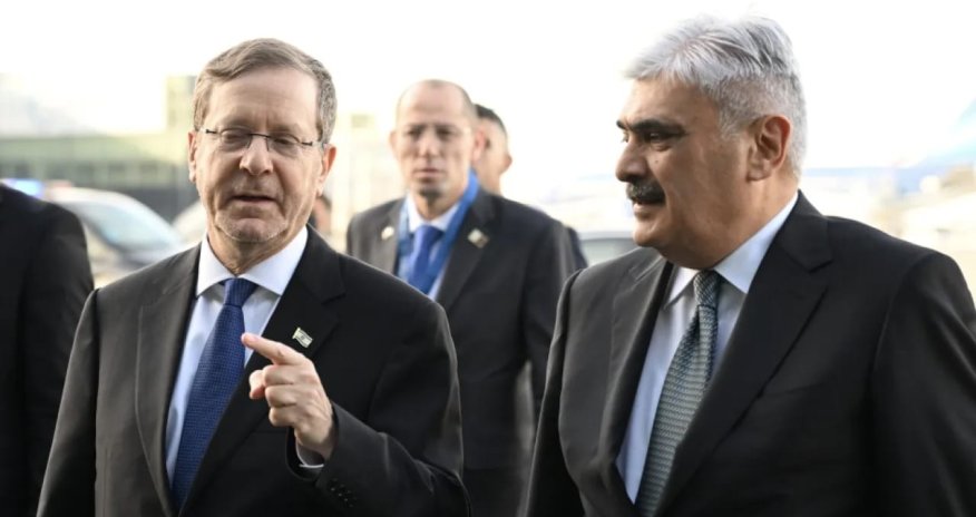 İsrailin prezidenti Azərbaycandadır