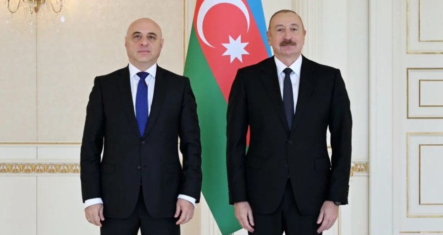 Əliyev Gürcüstanın Azərbaycanda yeni təyin olunmuş səfirini qəbul edib