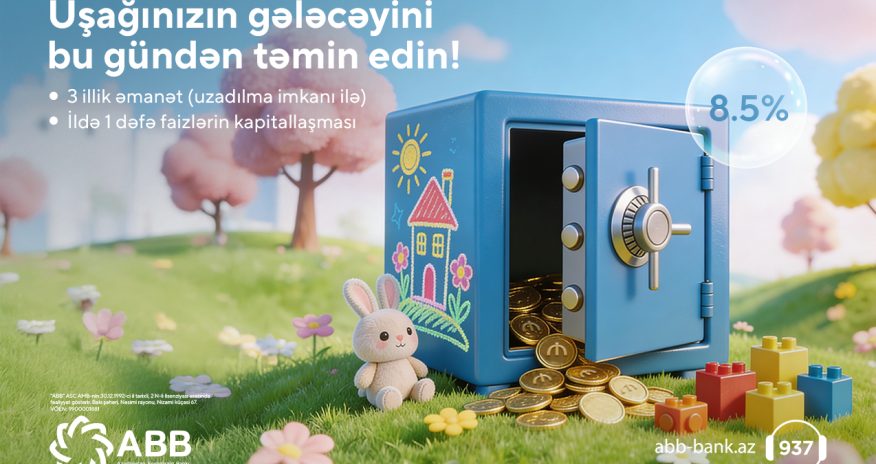 Children&rsquo;s savings deposit from ABB Bank