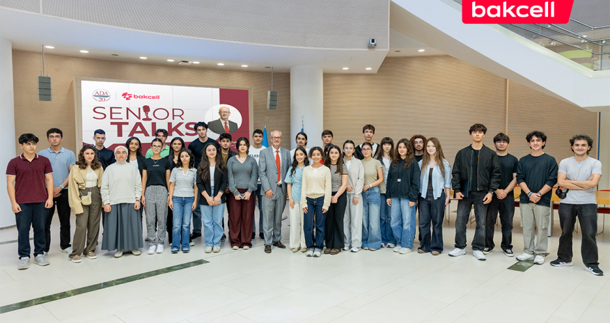 Bakcell-in baş icraçı direktoru ADA Universitetinin tələbələri ilə görüşüb
