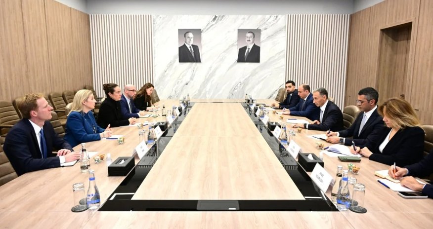Nazir Rəşad Nəbiyev Karolin Vik ilə görüşüb