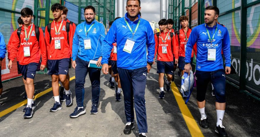 Сборная Азербайджана готовится к матчу открытия чемпионата мира по футболу