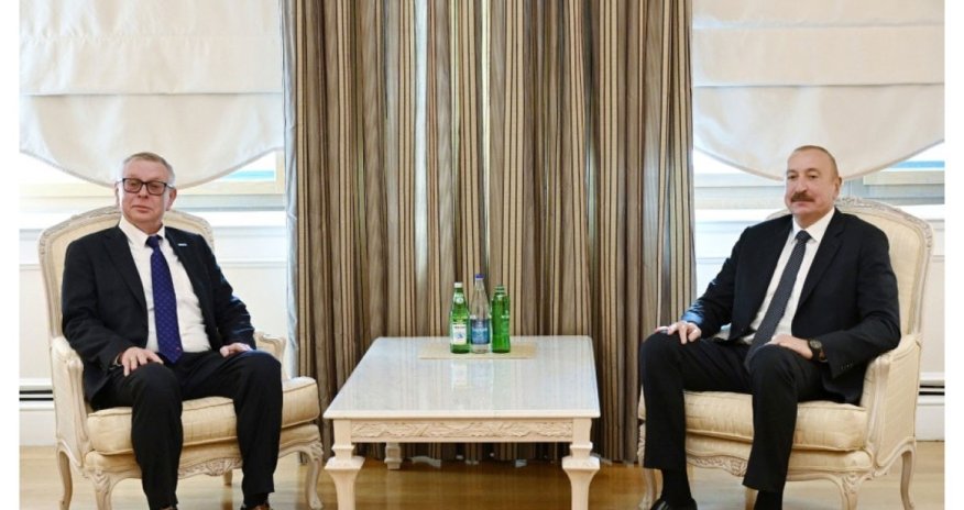 

Prezident BMT-nin Terrorçuluqla Mübarizə İdarəsinin nümayəndəsini qəbul edib
