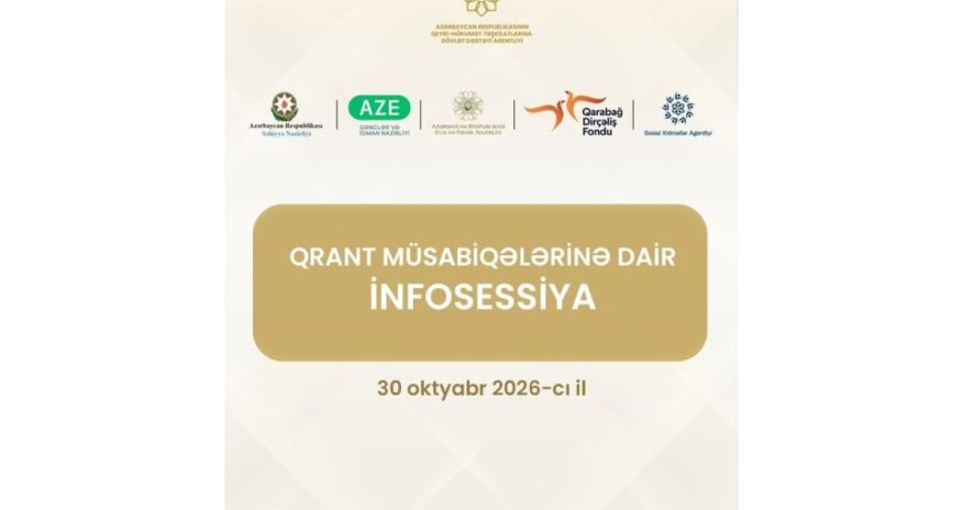 
QHT-lər üçün qrant müsabiqəsi elan edilib