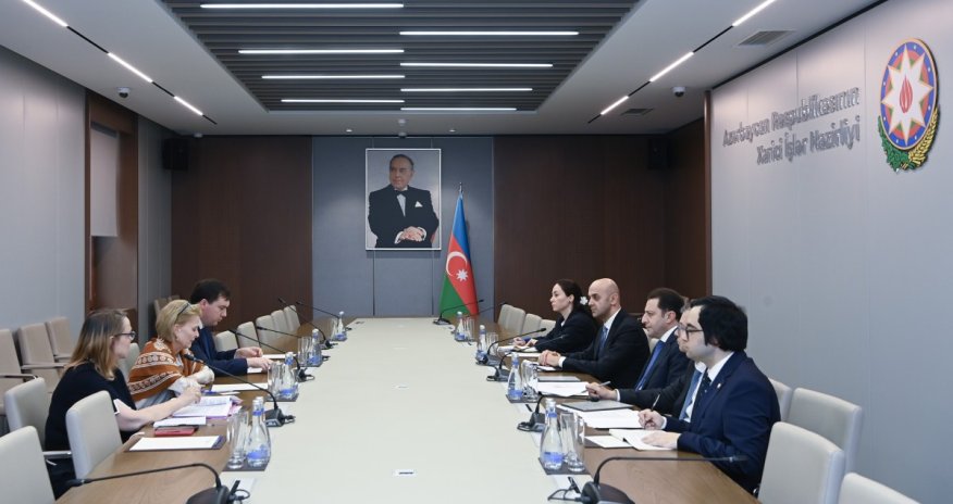 Xarici işlər nazirinin müavini UNESCO-nun Baş direktorunun müavini ilə görüşüb