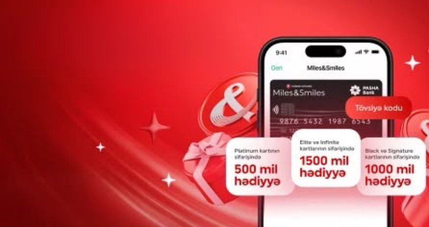 PASHA Bank launches new bonus miles program for Miles&Smiles PASHA Bank cardholders
