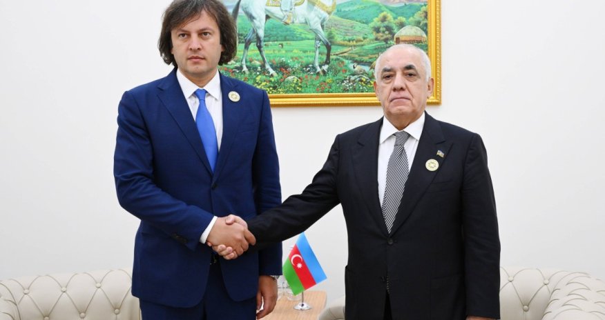 
Azərbaycan və Gürcüstan Baş nazirləri arasında görüş keçirilir